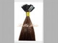 Flat tip Pre-bonded Chinese and Indian Human Hair Extensions 3