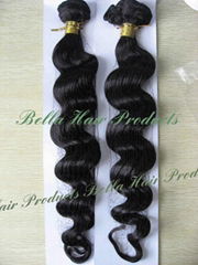 Loos Deep Hair Weft Extensions 100% Chinese and Indian Human Hair 
