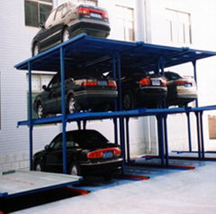 Private Underground Garage Use Automatically Multi-levels Four Post Car lift