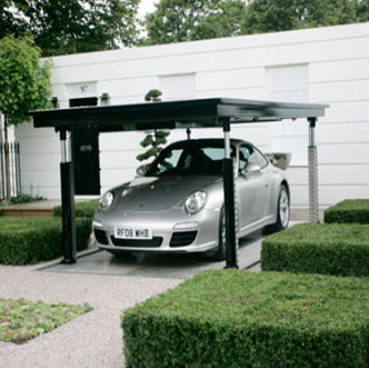 Private Garden Parking Use Invisible Space-saving Four Post Car Lift