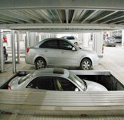 Private Garden Parking Use Invisible Space-saving Four Post Car Lift 4
