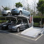 Indoor Carport Use Simple Tilting Double Pallet Stackers Car Lift 3