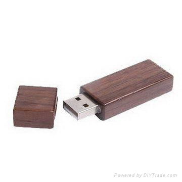 wooden usb flash drive factory selling directly 2