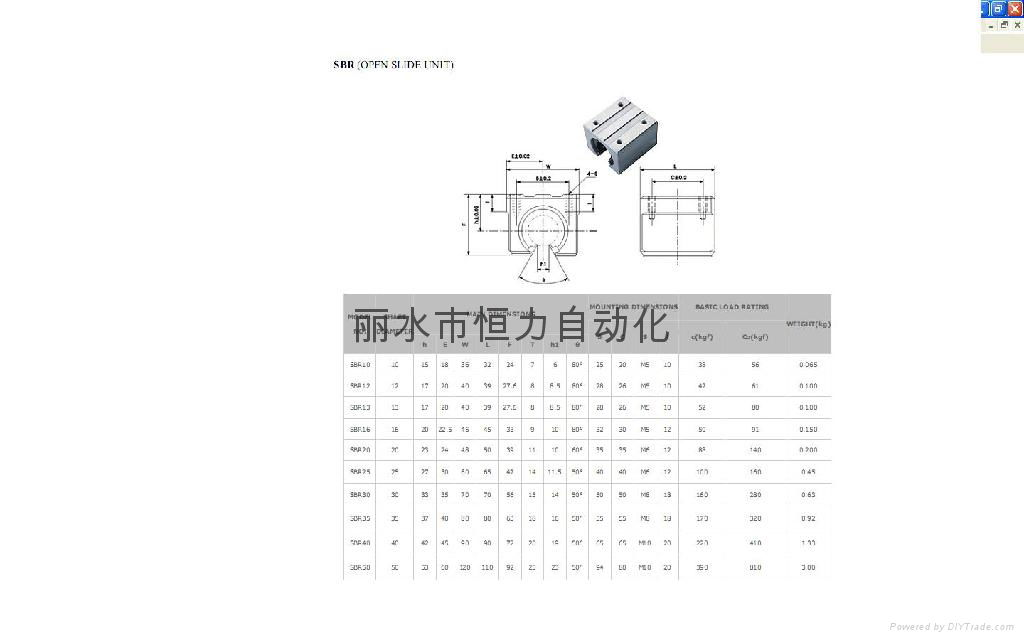 SBR16UU CNC Router Linear Ball Bearing Block, SBR16UU Linear Ball Bearing 2