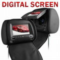 2x7" Headrest Monitor DVD Player With Digital Screen headrest dvd player car dvd 1