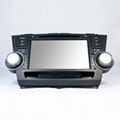 Toyota Highlander 8" Touch Screen Digital Led Panel Special Car Dvd Player