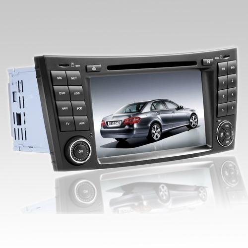 Benz E CLK W211 W219 2 din 7 inch digital screen special car dvd Benz car dvd 2