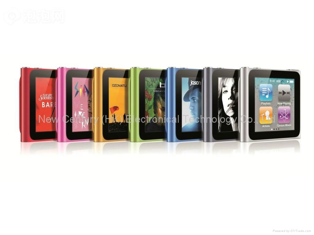 Copy  Ipod Nano 6th 1.8 '' TFT LCD Scree MP3 MP4 Player with 8gb Memory