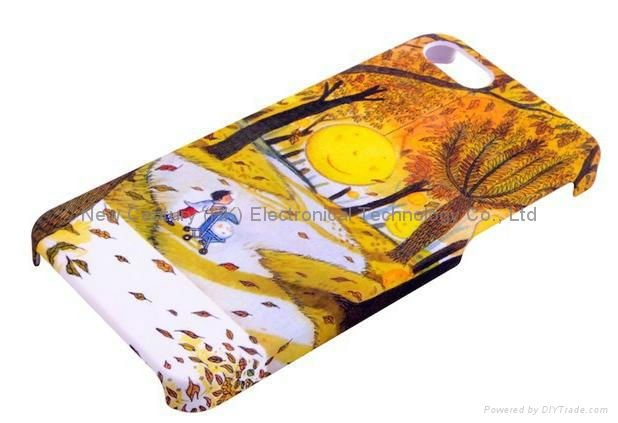 Jimi Cartoon Series Frosted Luminous Plastic Case For iPhone 5 3