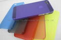 Transparent Plastic Case Frosted Style Ultra-thin for iphone 5 back cover cases 2