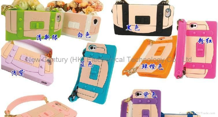Mobile Phone Case Fashionable Handbag Style for Iphone Case 5