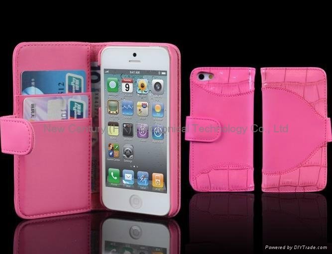 Hottest sell leather iphone case new style protector case for iphone 5 3
