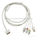 Composite A/V Cable for iphone Series 1