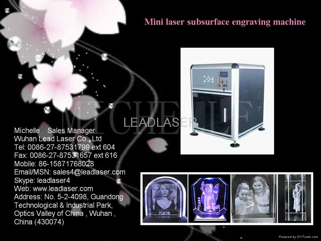 3D portrait laser subsurface engraving machine