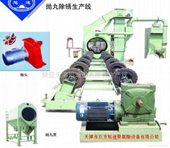 供應天津旭迪1220型鋼管拋丸除鏽機