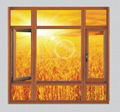 Aluminum casement window 2