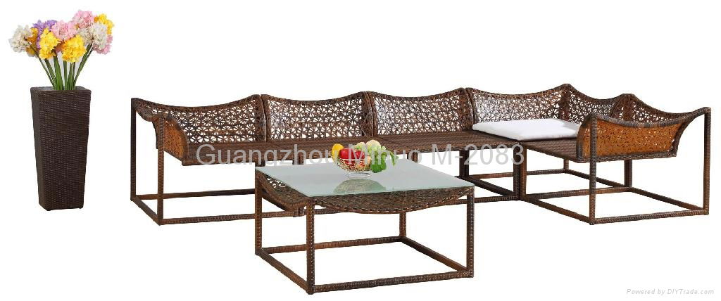 PE Rattan outdoor sofa sets