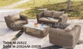 PE Rattan outdoor sofa sets 2