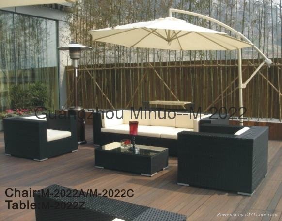 PE Rattan outdoor sofa sets 4