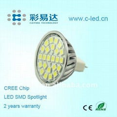 SMD led spotlight MR16 GU10 E27