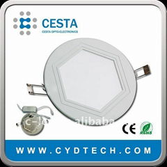 9w led round panel light