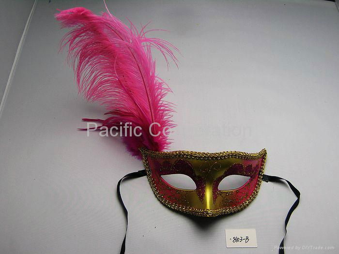 Beauty Halloween Feather Party Mask from Carnival and Festival Mask Manufacturer 2