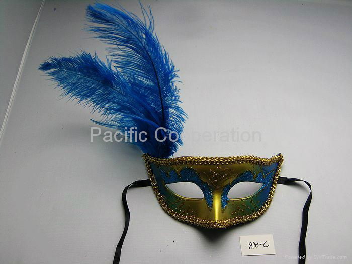 Beauty Halloween Feather Party Mask from Carnival and Festival Mask Manufacturer 3