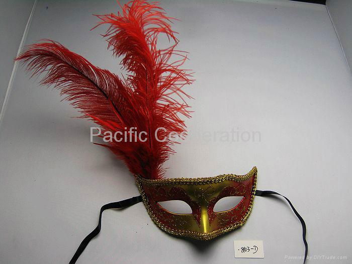 Beauty Halloween Feather Party Mask from Carnival and Festival Mask Manufacturer 4