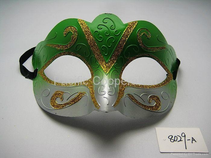DIY Masquerade Festival and Party Plastic Mask for Carnival Event
