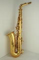 gold lacquer alto saxophone  2