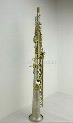 brush nickel soprano  saxophone