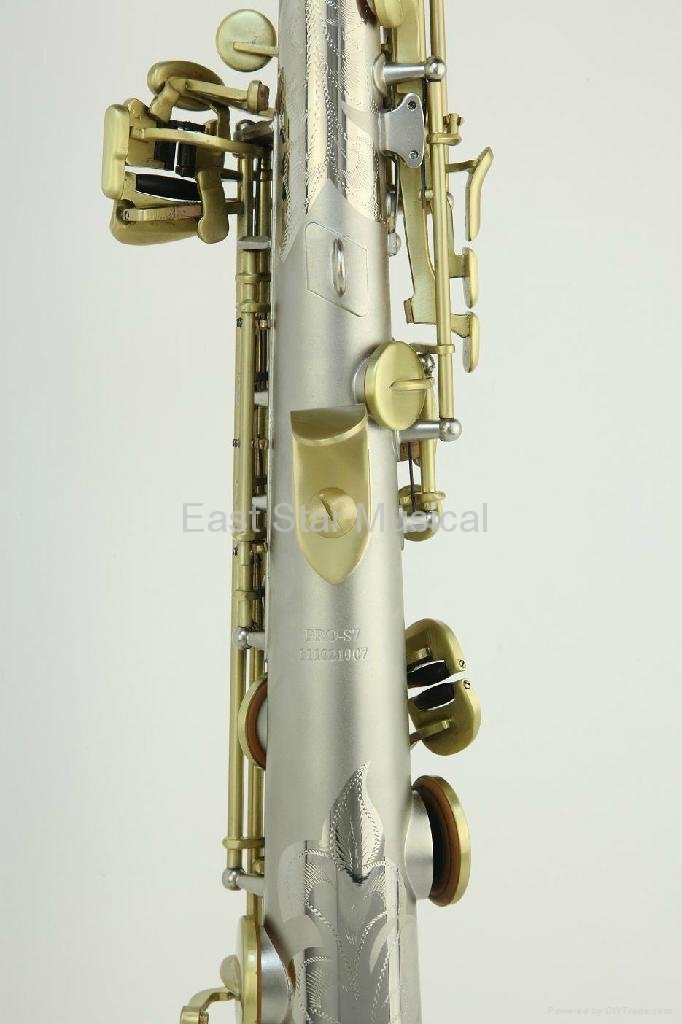 brush nickel soprano  saxophone  3