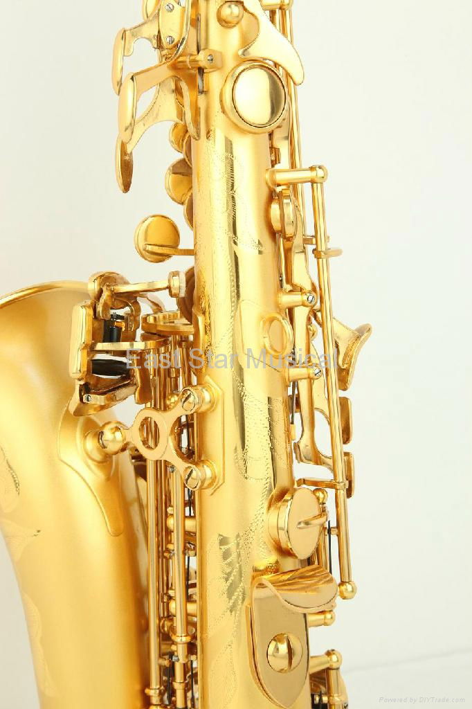 brush gold curved soprano saxophone 3