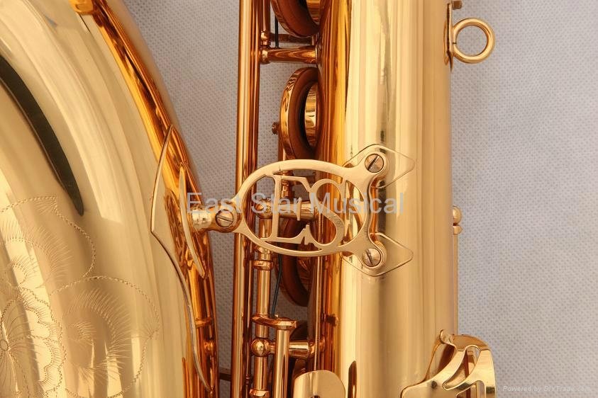 gold lacquer tenor saxophone  2