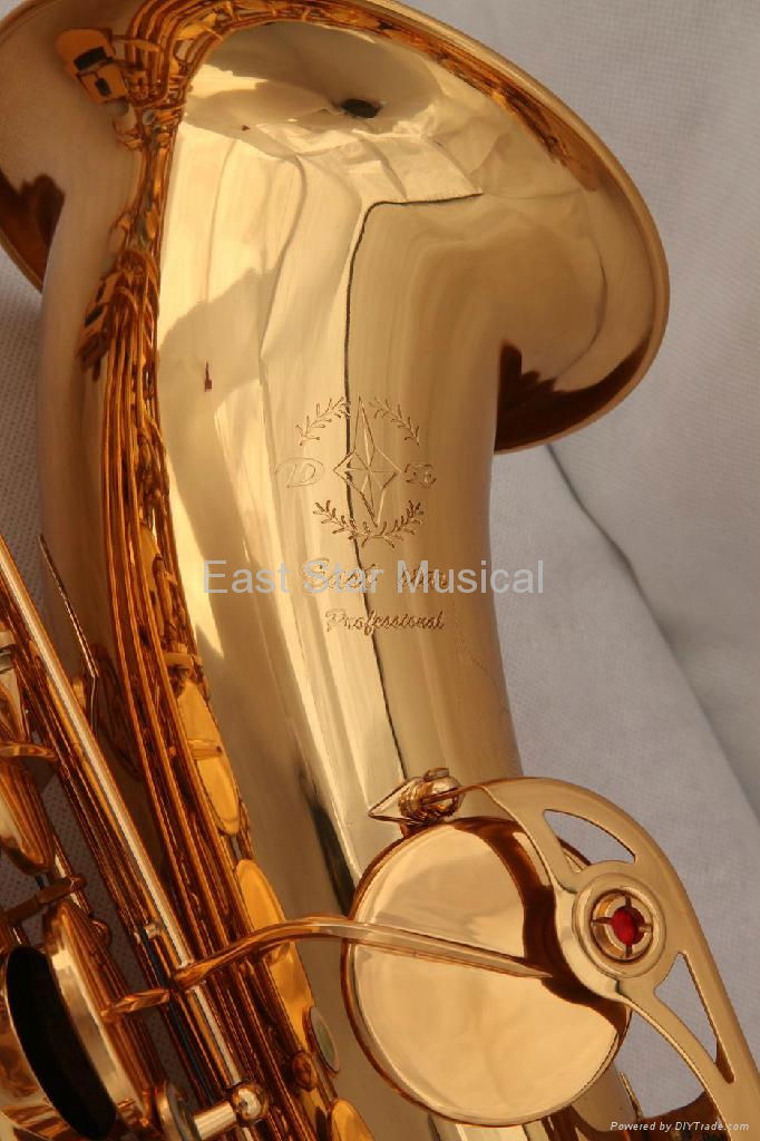 gold lacquer tenor saxophone  4