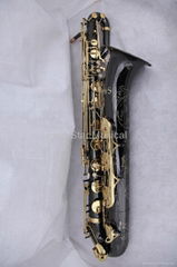 black nickel baritone saxophone