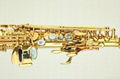 gold lacquer soprano saxophone  4