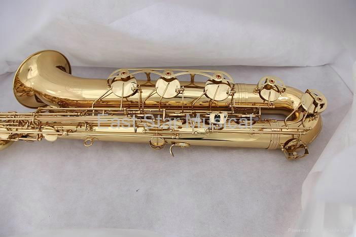 clear lacquer baritone saxophone  2