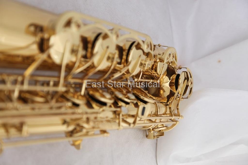 clear lacquer baritone saxophone  5