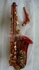 colorful saxophone