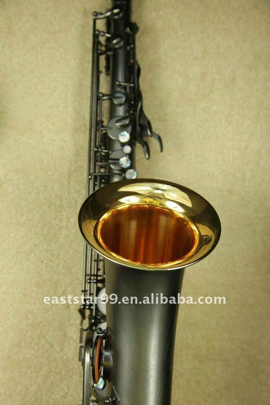 brush black nickel tenor saxophone  2