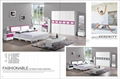 modern color panel bedroom set 5