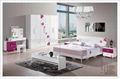 2013 modern painting bedroom set  (bed,dresser,wardrobe)  1