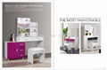 2013 modern painting bedroom set  (bed,dresser,wardrobe)  5