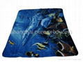 Printed fleece blanket 