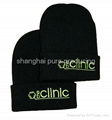 100% acrylic beanie