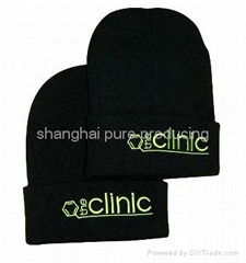 100% acrylic beanie 