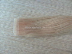 Hand made PU skin weft 