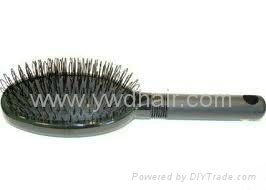 Hair extension loop brush /bristle brush