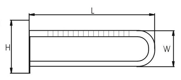 U-shaped fixed grab rail 2